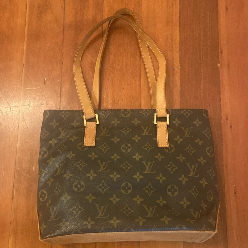 Louis Vuitton Cabas Piano Tote in Monogram Canvas-Authentic- includes COA